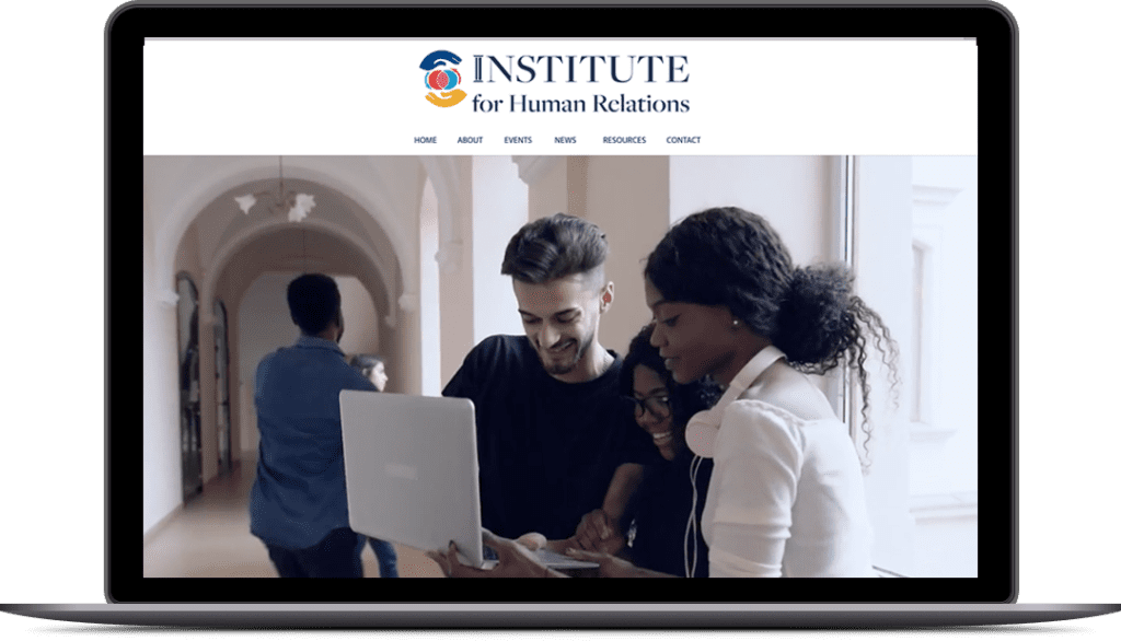 Institute for Human Relations website laptop thumbnail